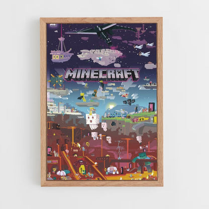 Poster Minecraft-Spiel