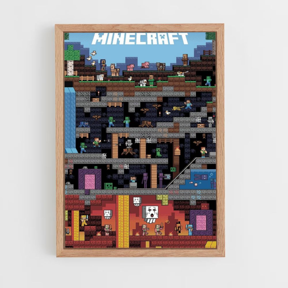 Poster Minecraft World