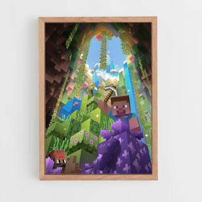 Minecraft-Höhlenposter