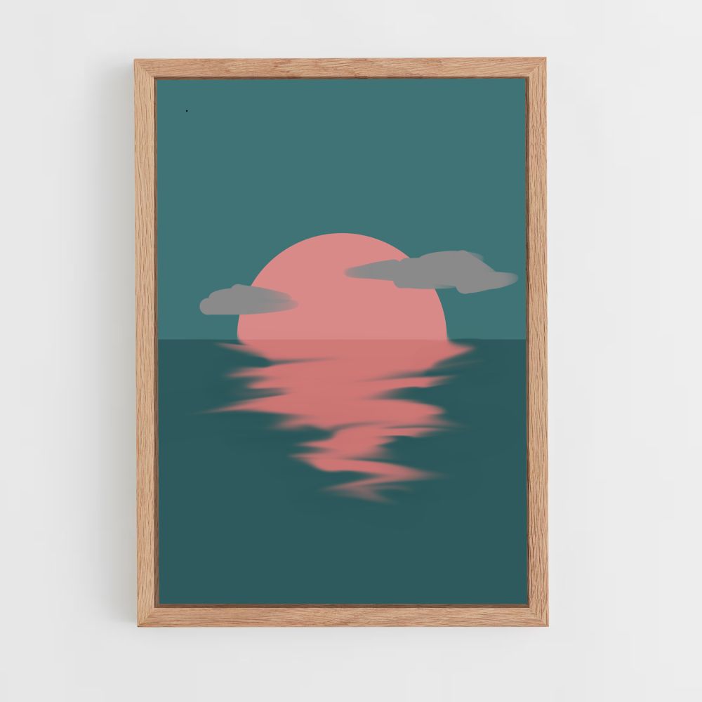 Sonnenuntergang-Poster