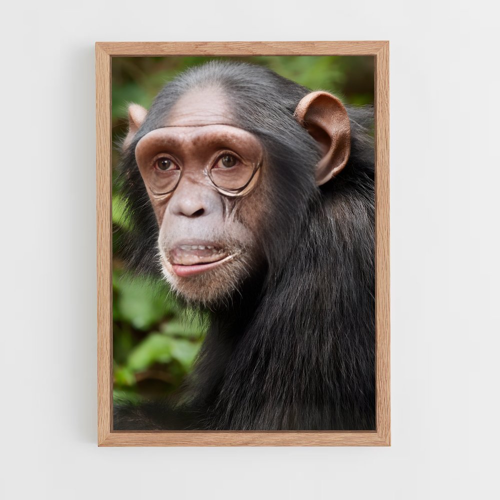 monkey-11 cadre Bois clair