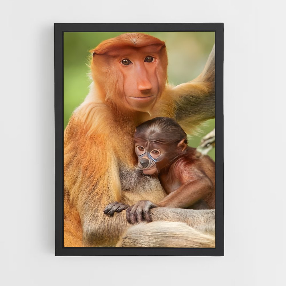 monkey-2 cadre Noir