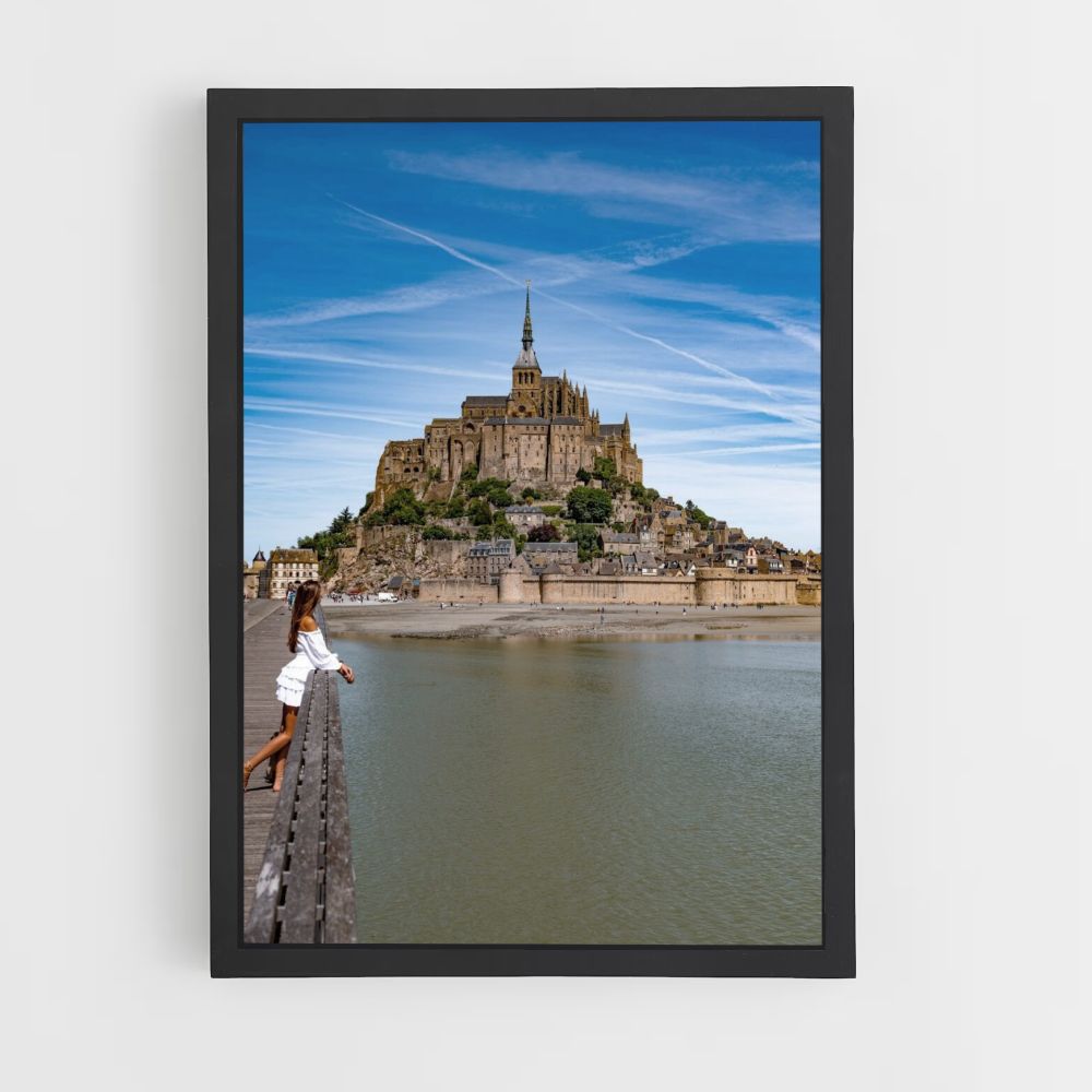 Poster Besuchen Sie den Mont Saint Michel