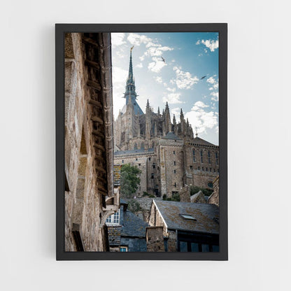 Plakat der Kirche Mont Saint Michel