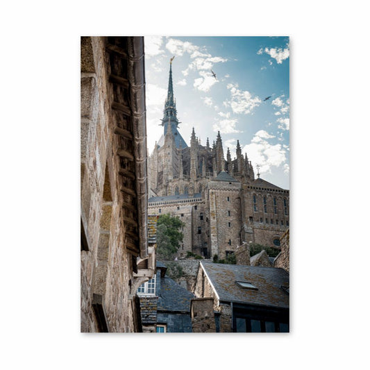 Plakat der Kirche Mont Saint Michel