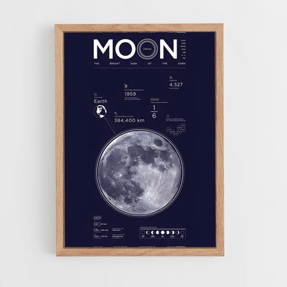 moon-10 cadre Bois clair
