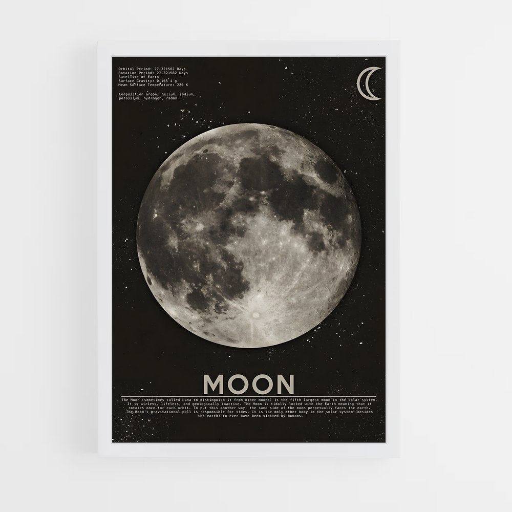 moon-6 cadre Blanc