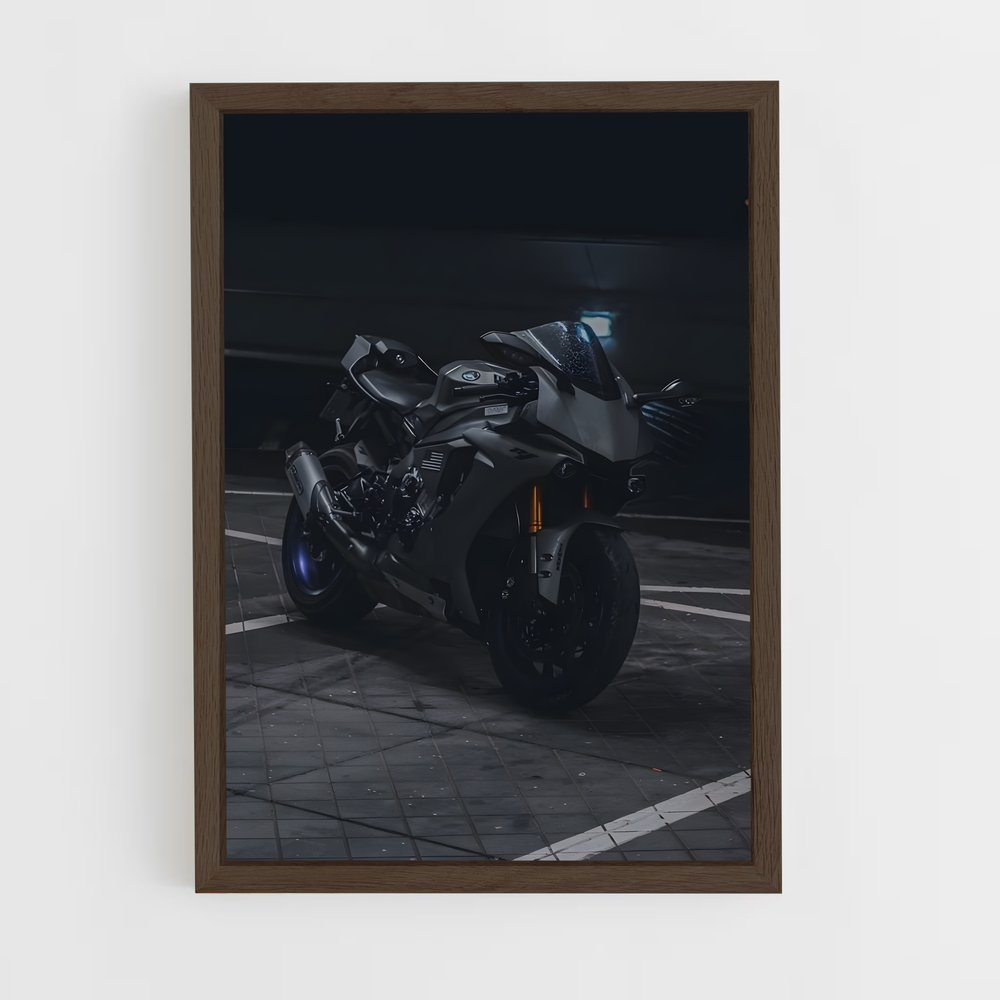 moto-10 cadre Bois foncé
