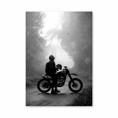 Retro-Motorrad-Poster