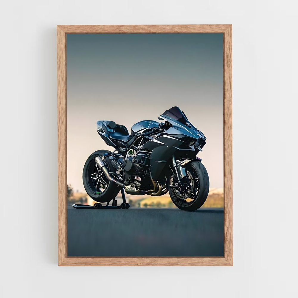 moto-4 cadre Bois clair