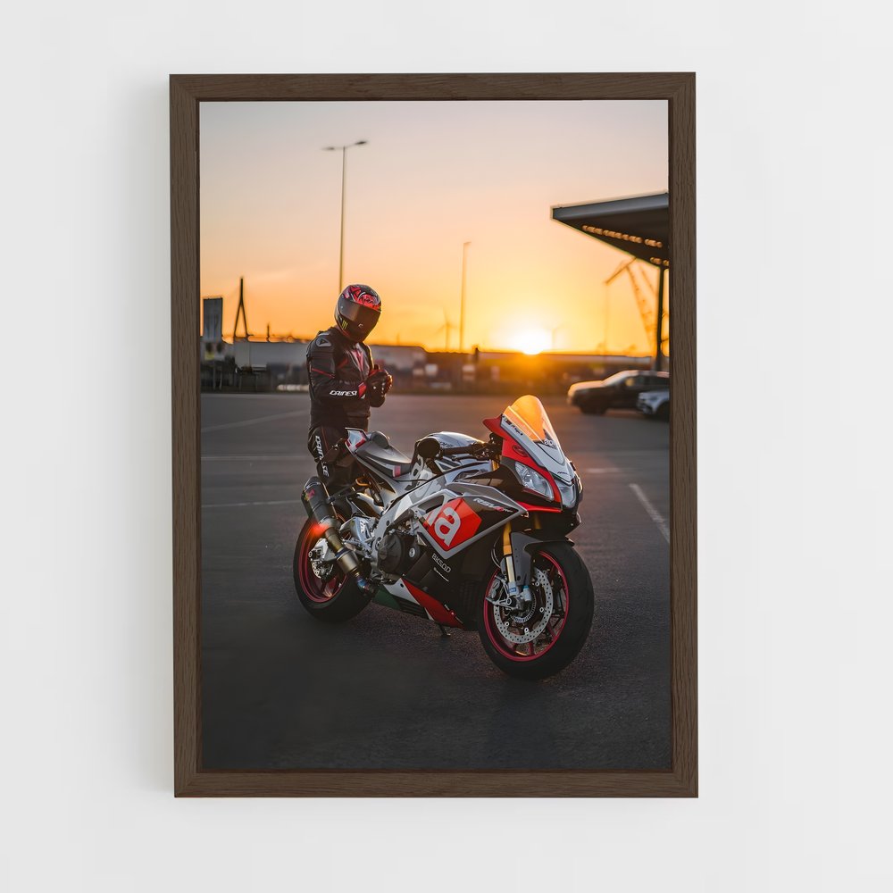 moto-6 cadre Bois foncé