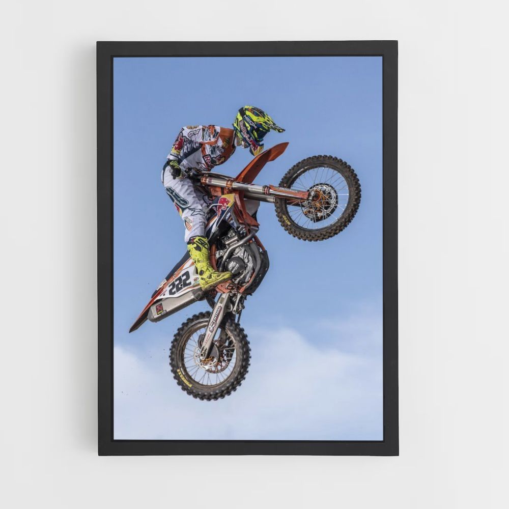 Motorrad-Figuren-Poster