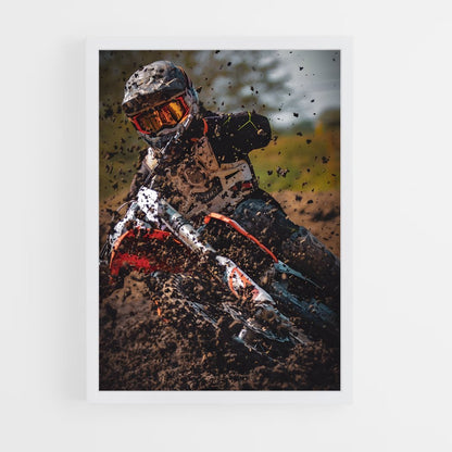 moto-cross-3 cadre Blanc