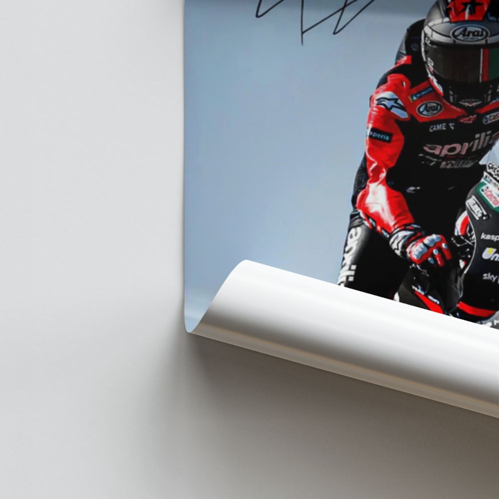 Poster Marc Marquez Signatur