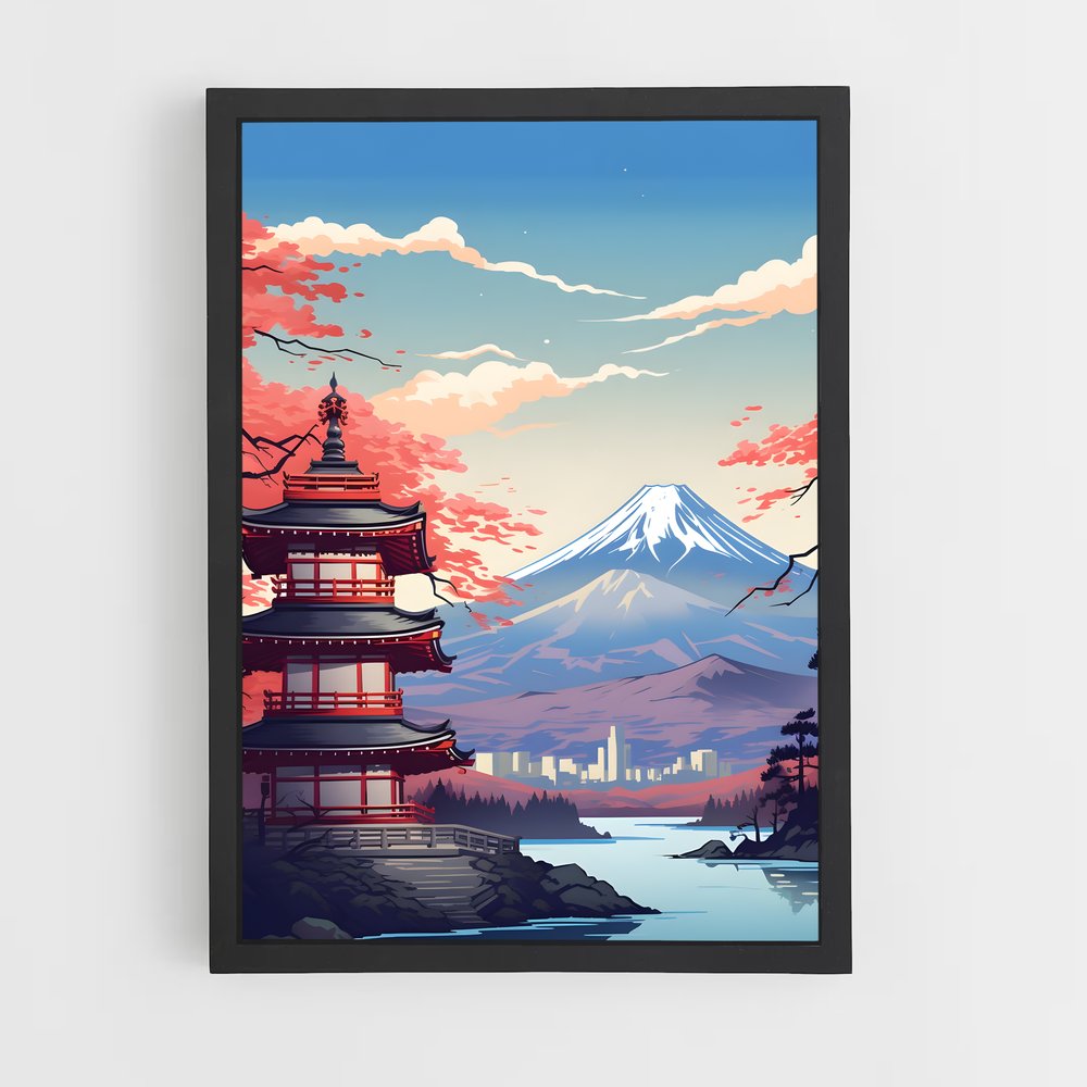 mount-fuji-4 cadre Noir