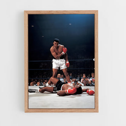 muhammad-ali-2 cadre Bois clair