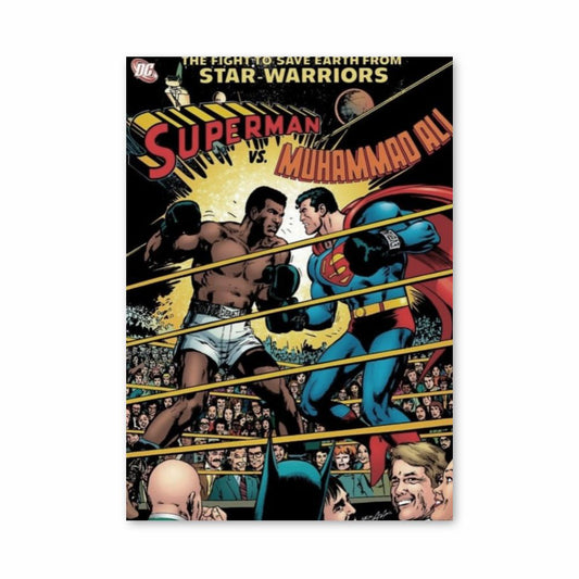 Poster Muhammad Ali vs. Superman