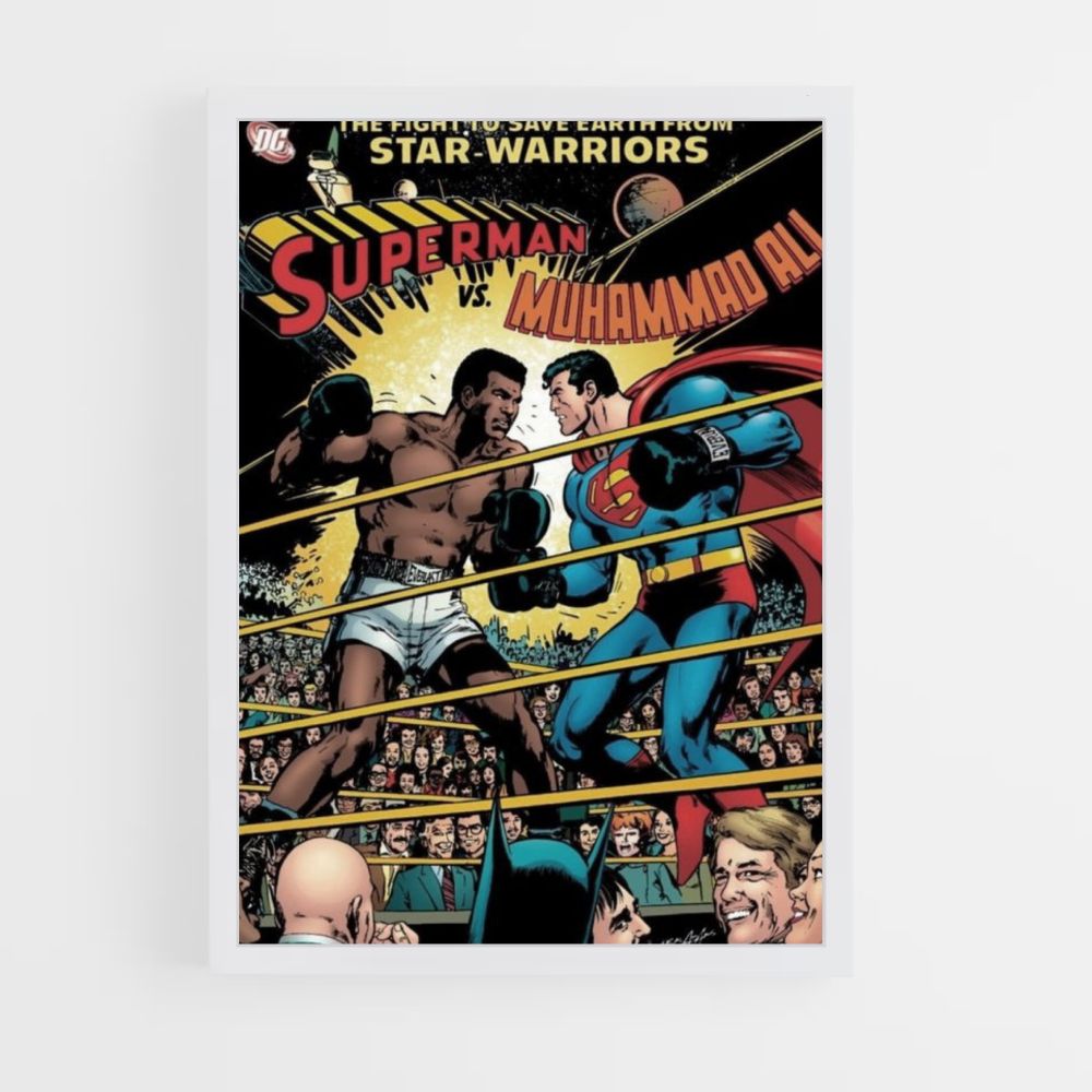 Poster Muhammad Ali vs. Superman