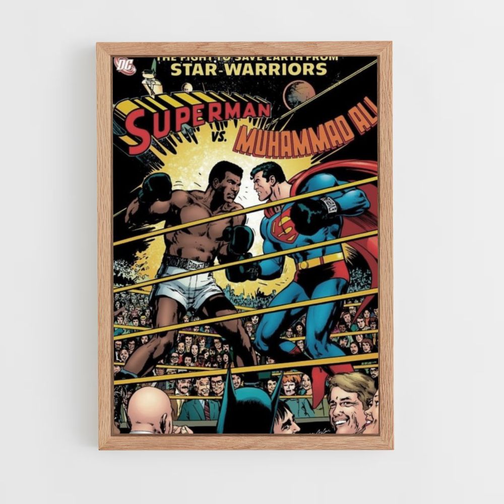 Poster Muhammad Ali vs. Superman