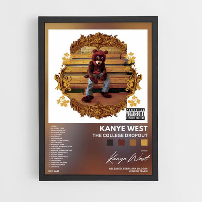 Poster Kanye West Der Studienabbrecher