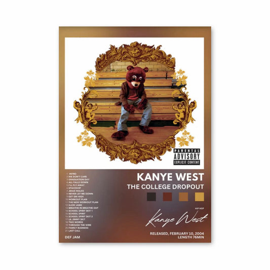 Poster Kanye West Der Studienabbrecher