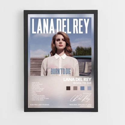 Poster Lana Del Rey Geboren um zu sterben