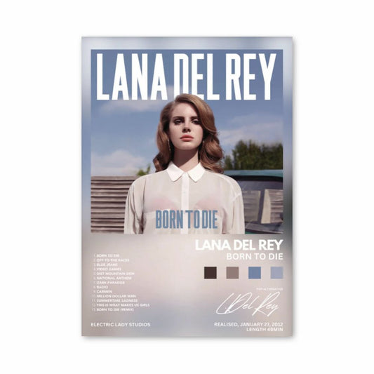 Poster Lana Del Rey Geboren um zu sterben