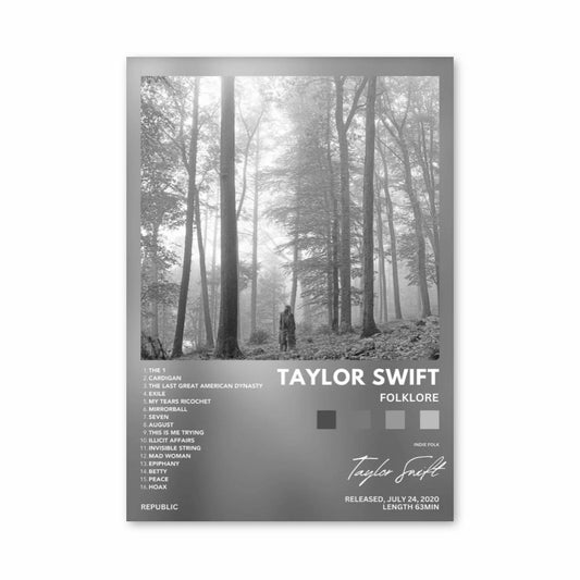 Poster Taylor Swift Folklore