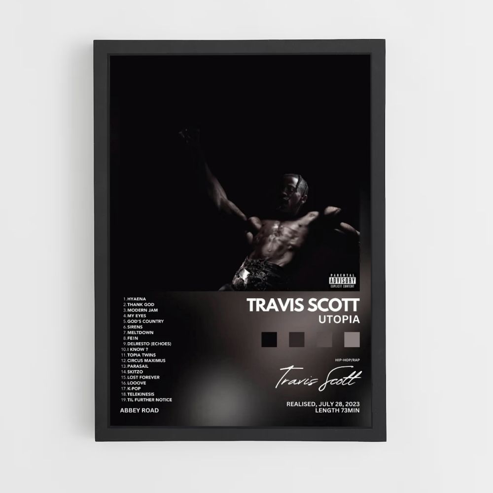 Poster Travis Scott Utopie