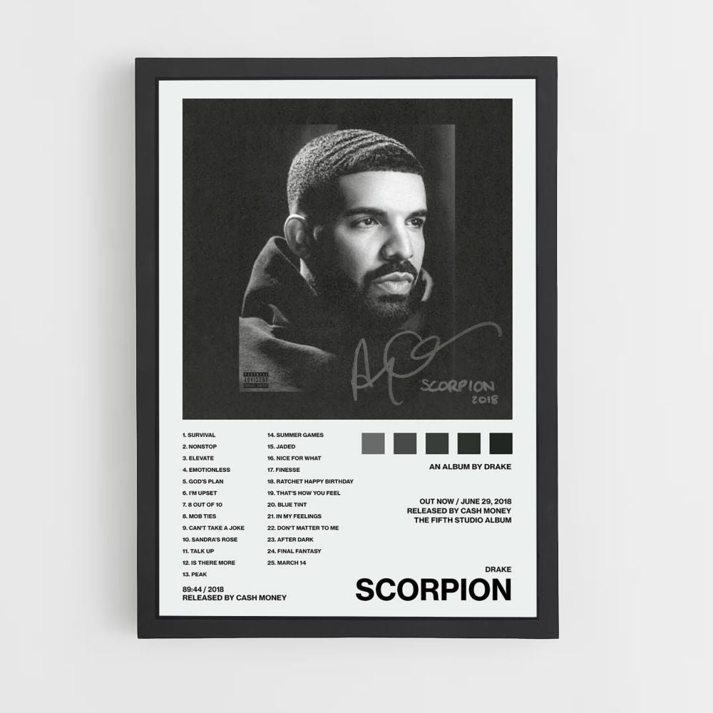 Poster Drake Scorpion