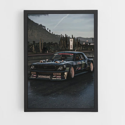 mustang-2 cadre Noir