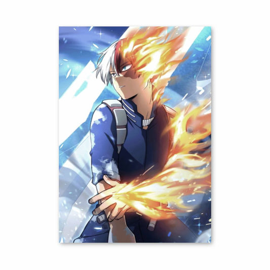 Poster My Hero Academia Fire Ice