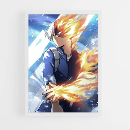 Poster My Hero Academia Fire Ice