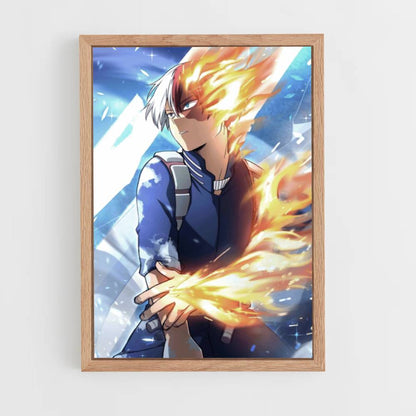 Poster My Hero Academia Fire Ice