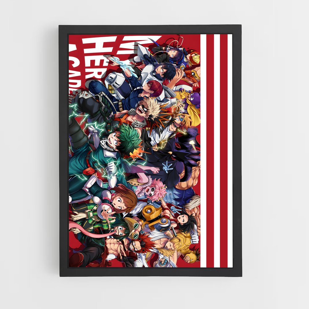 my-hero-academia-22 cadre Noir