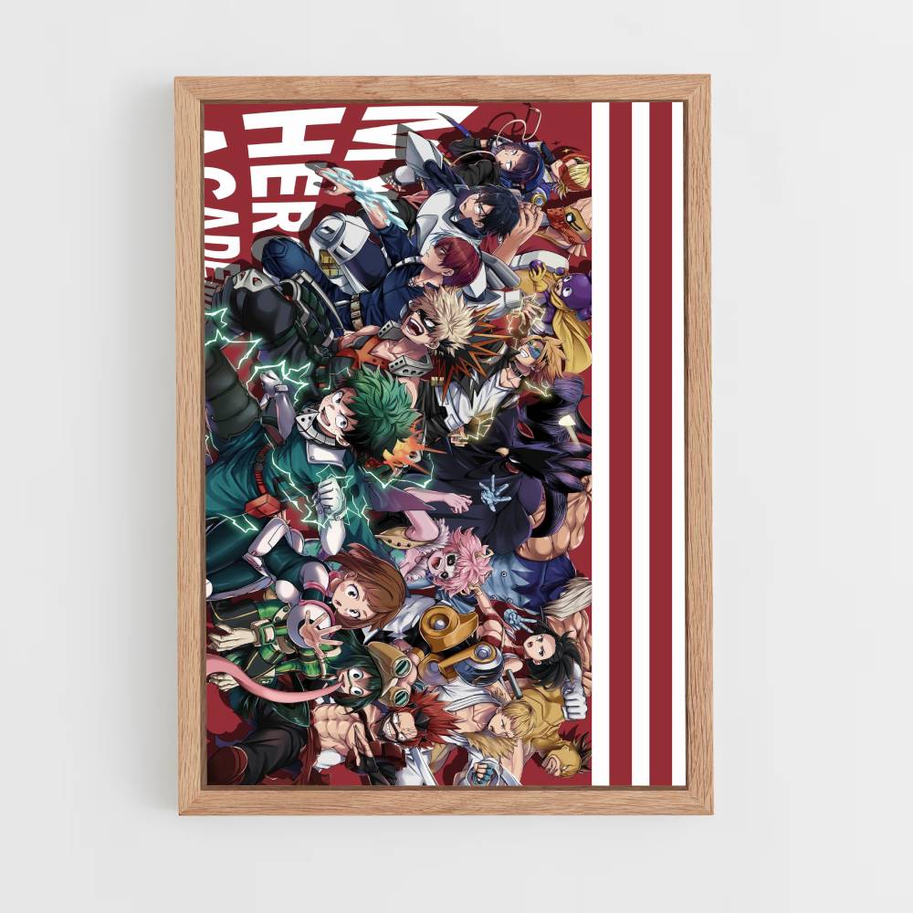 Poster My Hero Academia Second A