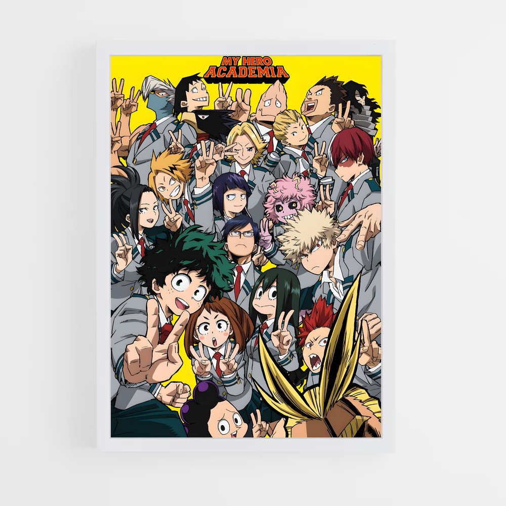 my-hero-academia-26 cadre Blanc