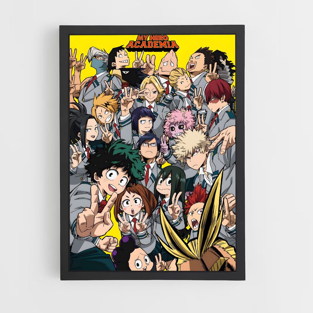 my-hero-academia-26 cadre Noir
