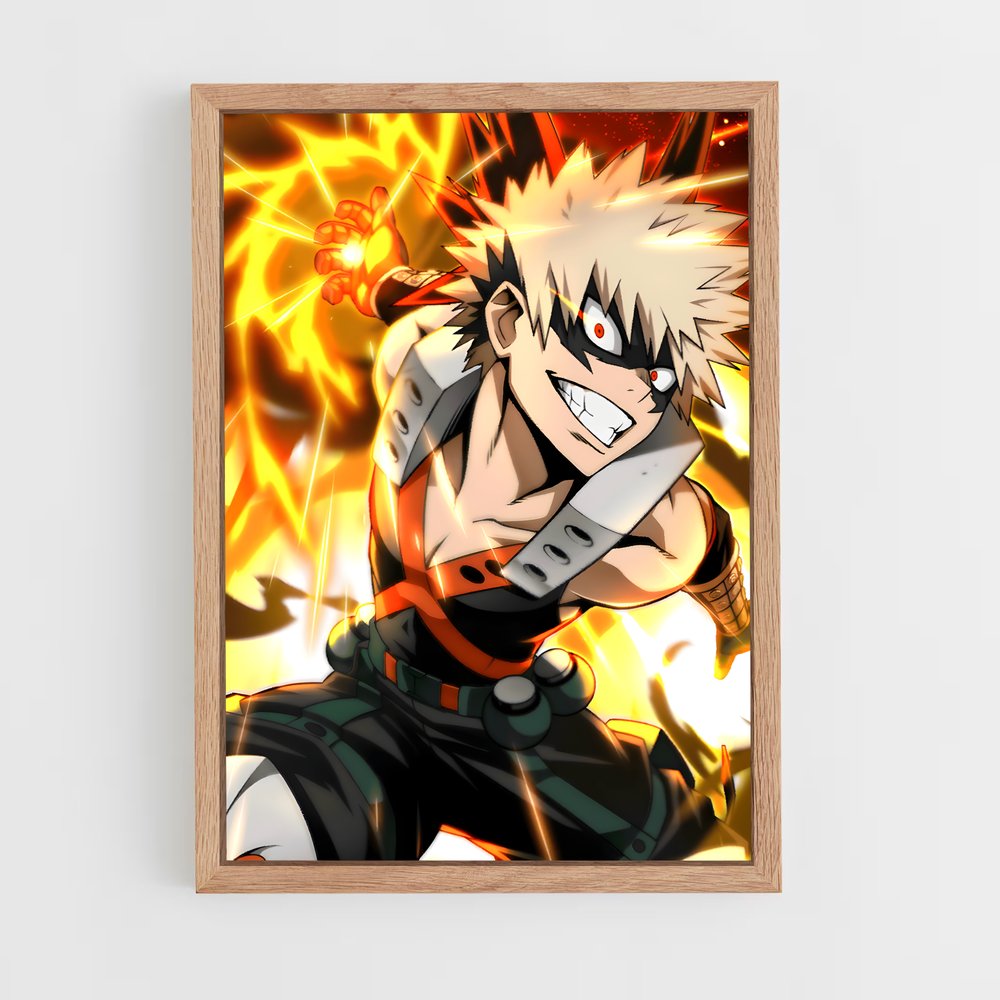 my-hero-academia-5 cadre Bois clair