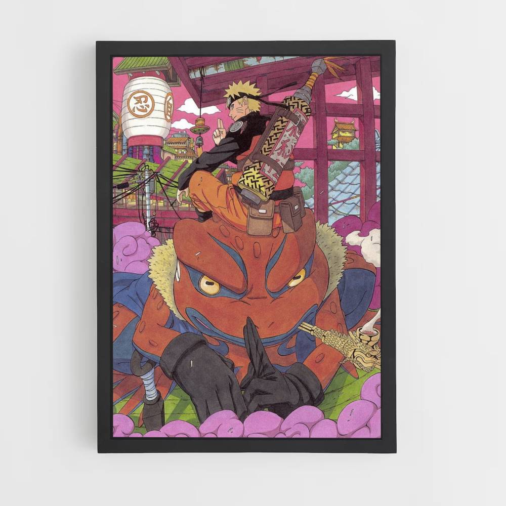 Naruto-Kröten-Poster