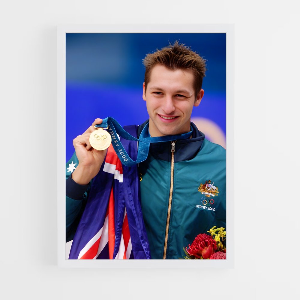 natation-12 cadre Blanc