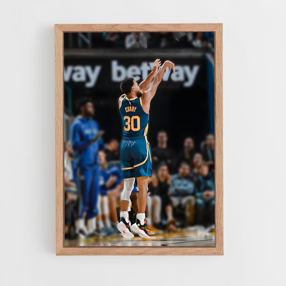 nba-basketball-2 cadre Bois clair