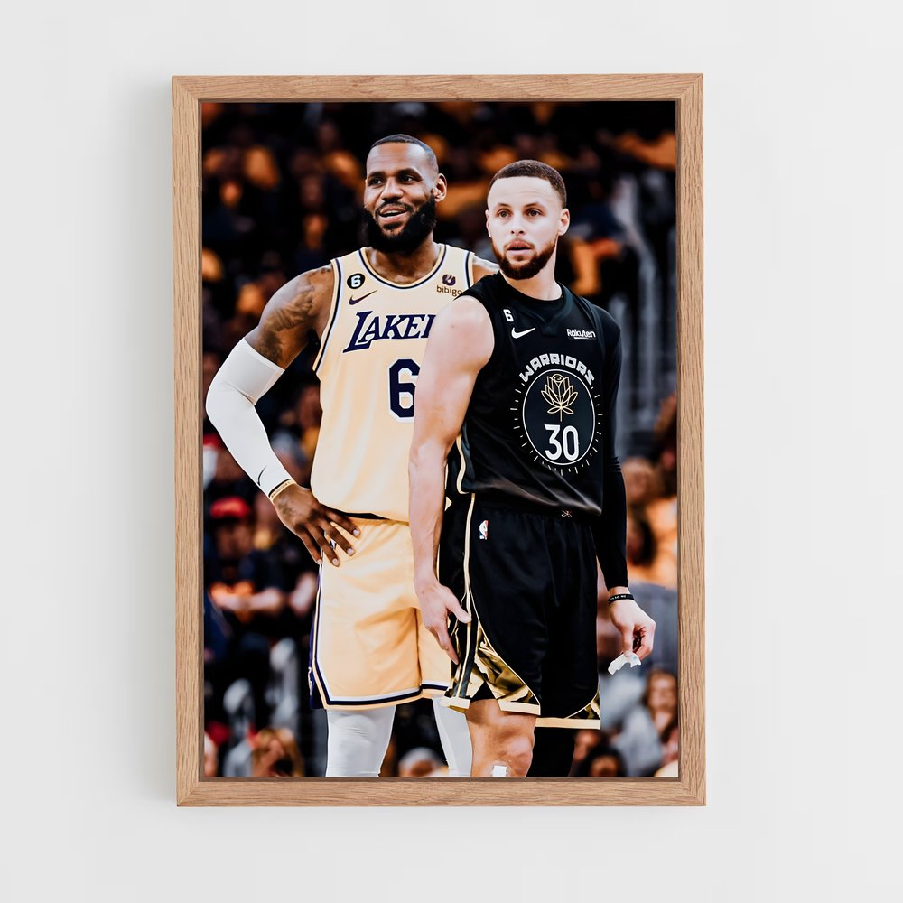 nba-basketball-3 cadre Bois clair