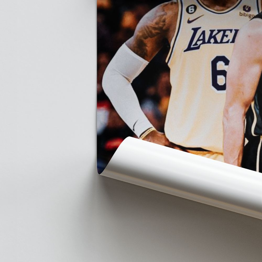 Poster Lakers gegen Warriorz