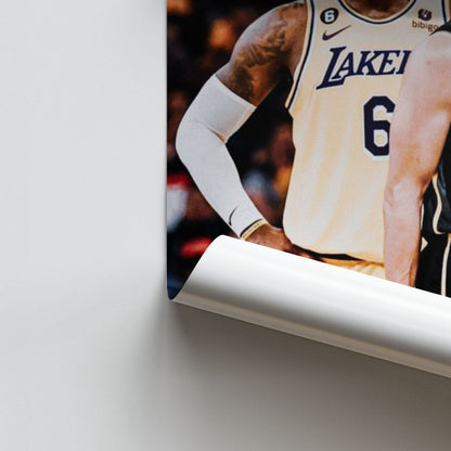 Poster Lakers gegen Warriorz