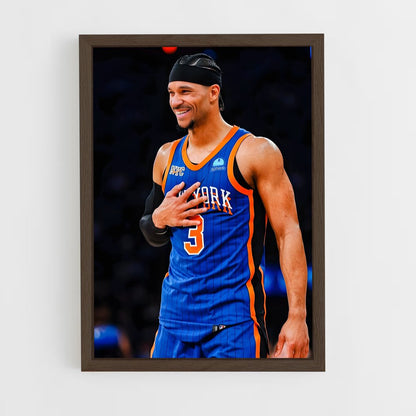 new-york-knicks-9 cadre Bois foncé