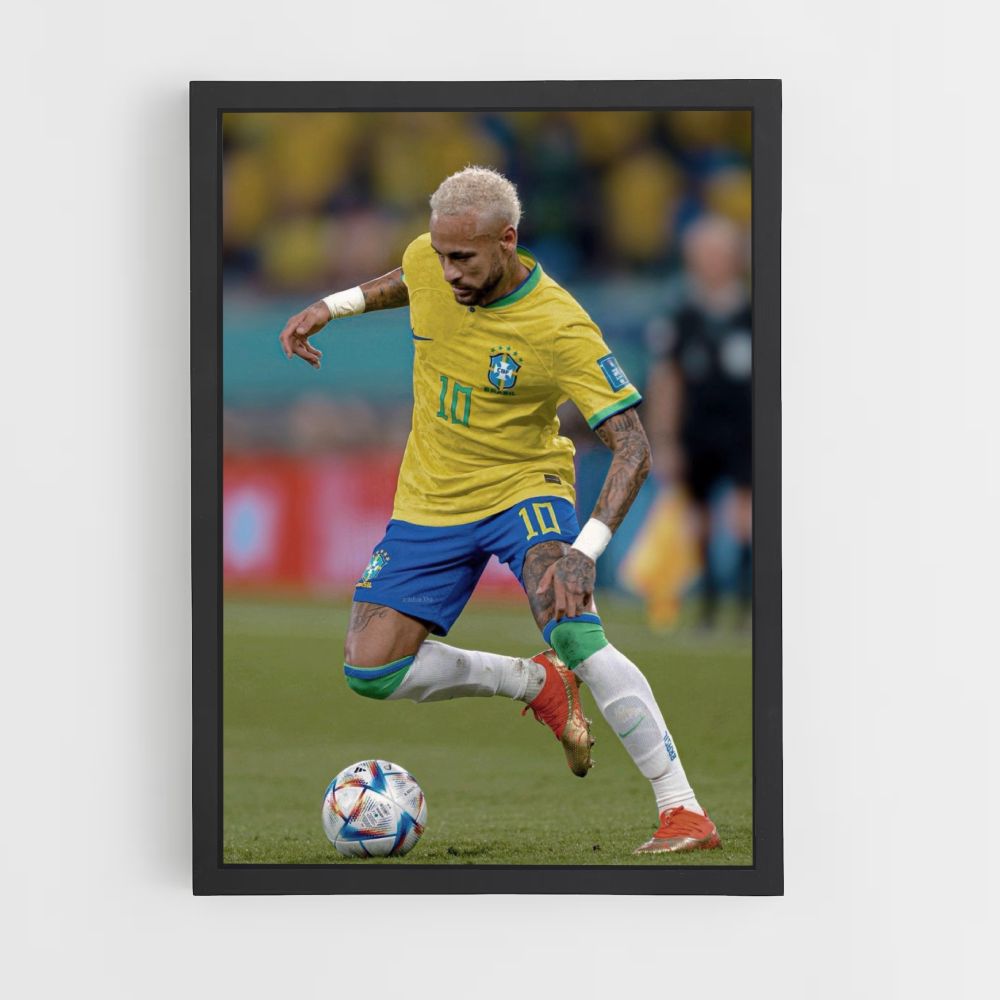 Poster Neymar Brasilien