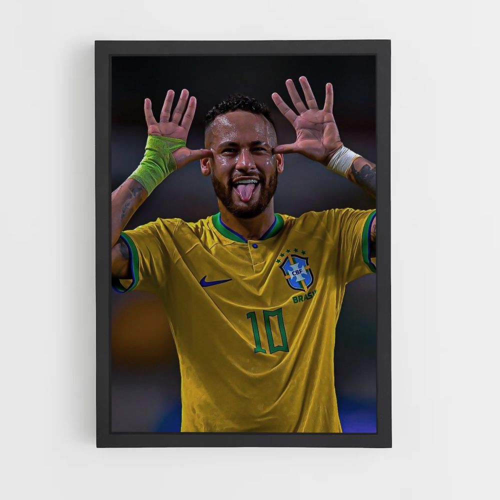 Lustiges Neymar-Poster