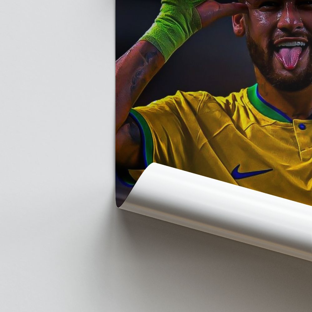 Lustiges Neymar-Poster