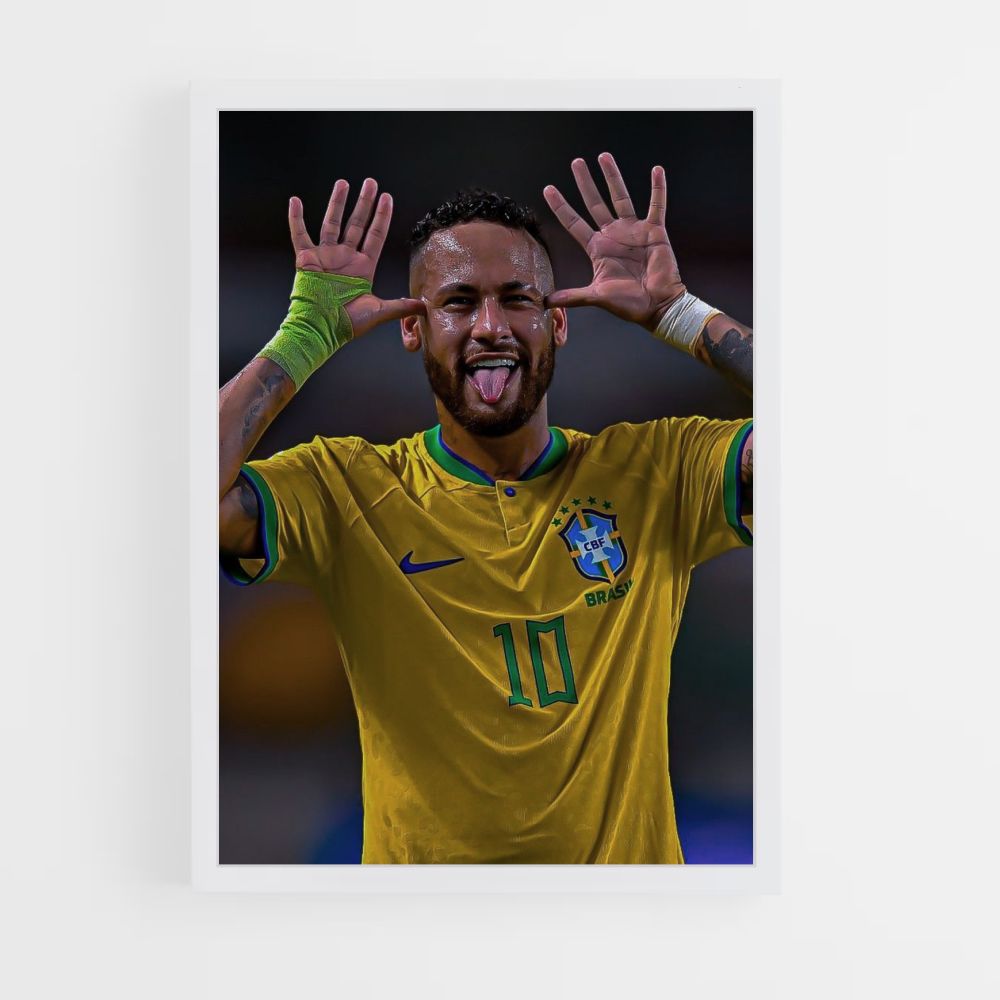 Lustiges Neymar-Poster